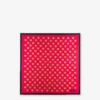 All-Over Teddy Bear silk scarf