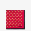 All-Over Teddy Bear silk scarf