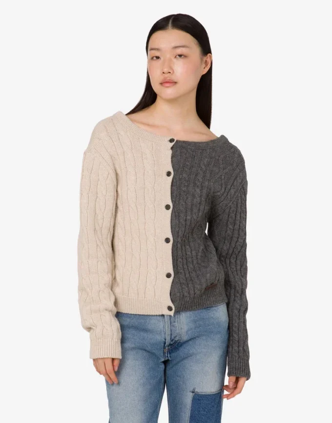 Alpaca blend cardigan