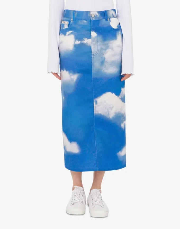 Archive Clouds cotton bull skirt Archive Clouds cotton bull skirt
