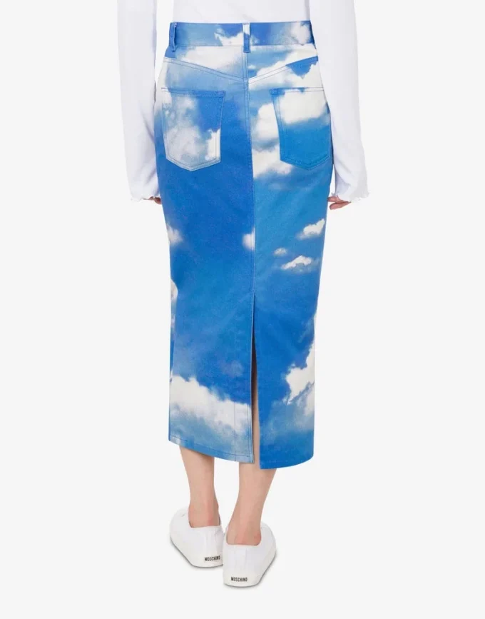 Archive Clouds cotton bull skirt Archive Clouds cotton bull skirt