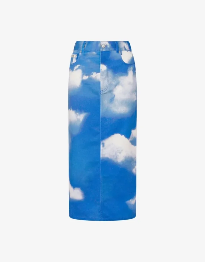 Archive Clouds cotton bull skirt Archive Clouds cotton bull skirt