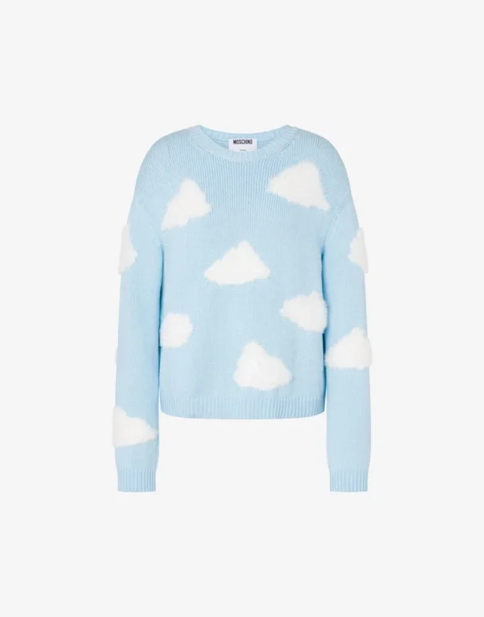 Archive Clouds organic cotton blend pullover