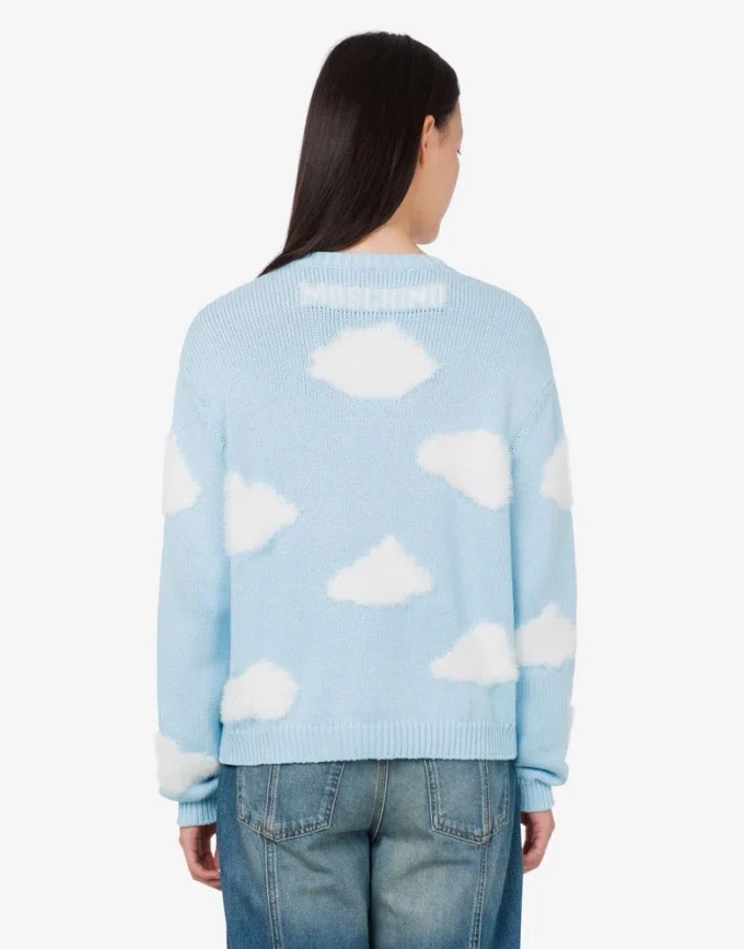 Archive Clouds organic cotton blend pullover