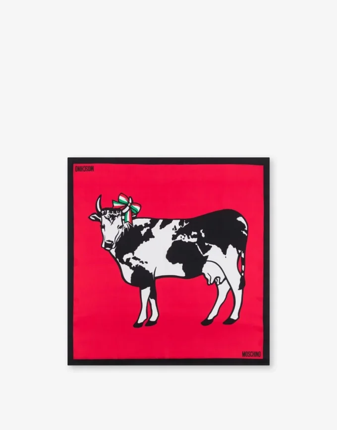 Archive silk scarf