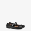 Ballerinas in nappa with elastic logo band