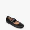 Ballerinas in nappa with elastic logo band