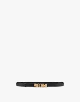 Belt with mini Lettering logo