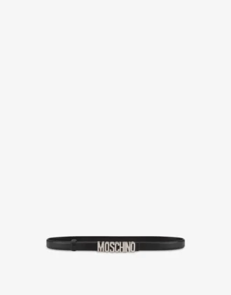 Belt with mini Lettering logo