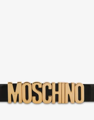 Belt with mini Lettering logo
