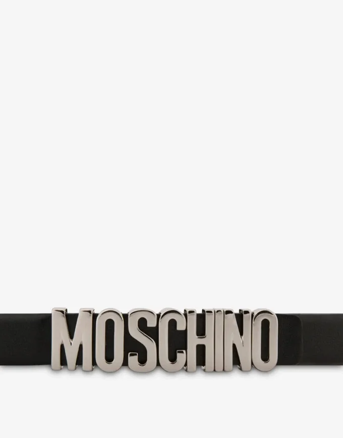 Belt with mini Lettering logo
