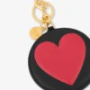 Big Heart calfskin keychain
