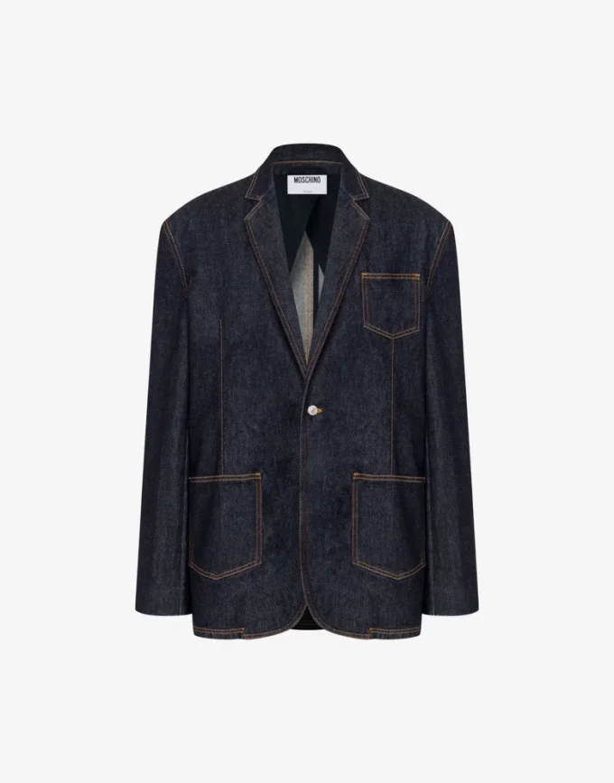 Blue cotton denim jacket Blue cotton denim jacket