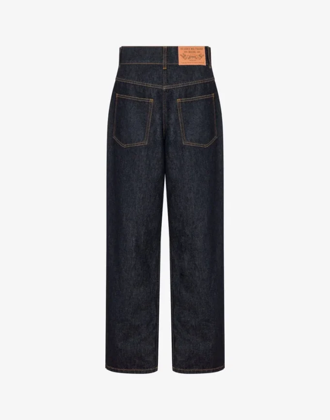 Blue cotton denim pants Blue cotton denim pants