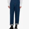 Blue cotton denim pants
