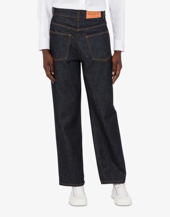 Blue cotton denim pants Blue cotton denim pants