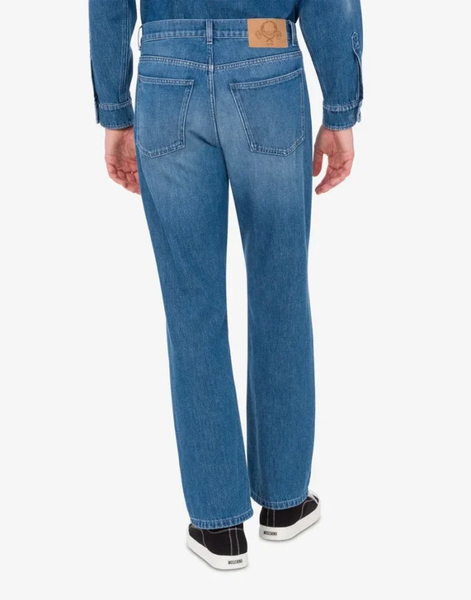Blue cotton denim pants Blue cotton denim pants