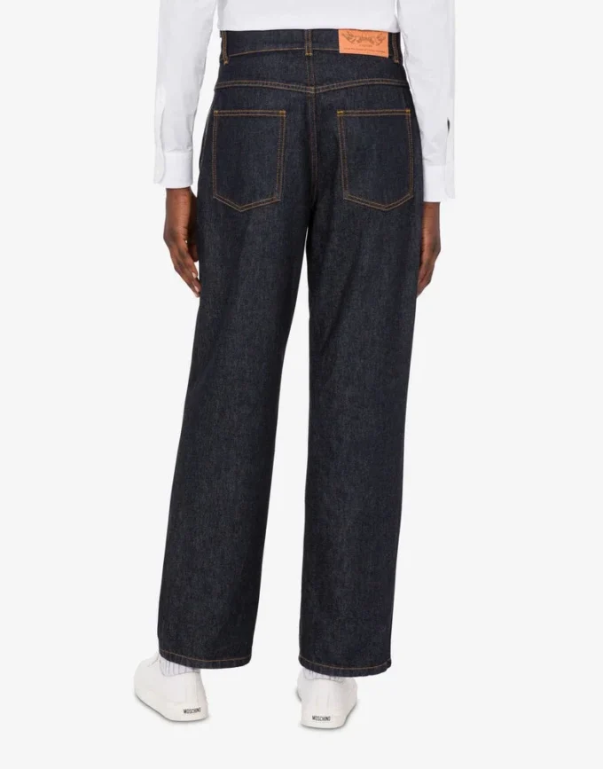 Blue cotton denim pants Blue cotton denim pants
