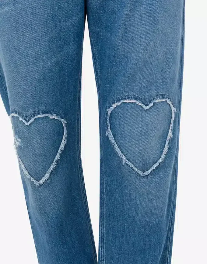Blue cotton denim pants Blue cotton denim pants