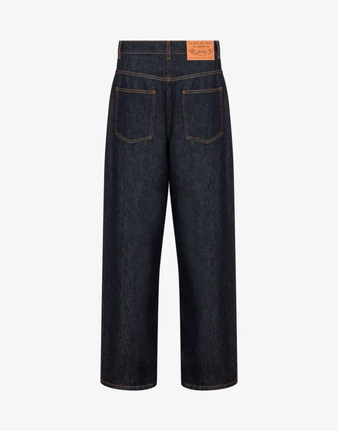 Blue cotton denim pants Blue cotton denim pants