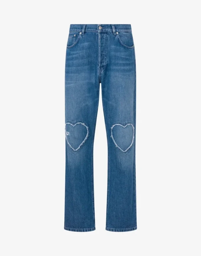 Blue cotton denim pants Blue cotton denim pants