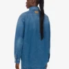 Blue cotton denim shirt Blue cotton denim shirt