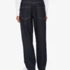Blue denim pants Laurel Crown Patch Blue denim pants Laurel Crown Patch