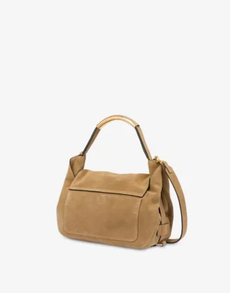 Braided Suede Handle Me Bag