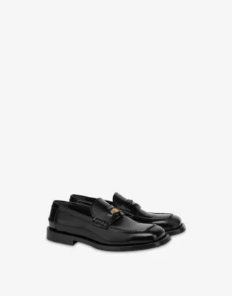 Brushed calfskin loafers