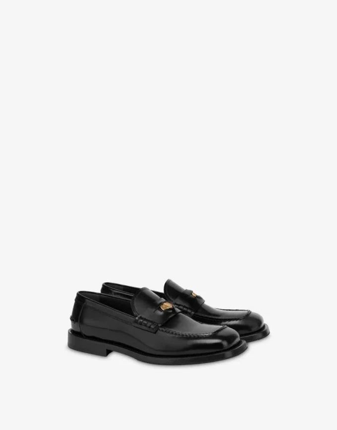 Brushed calfskin loafers Brushed calfskin loafers