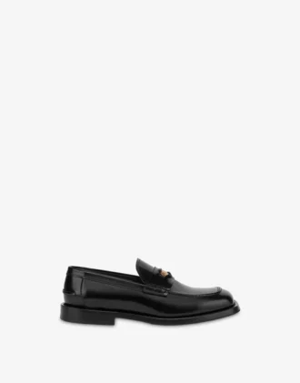 Brushed calfskin loafers