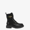 Calf and nylon ankle boots Calf and nylon ankle boots