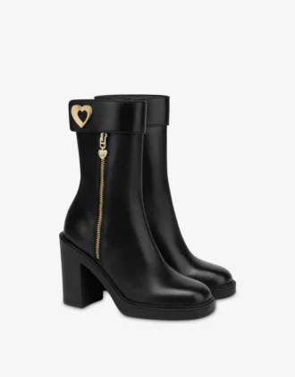 Calf ankle boots