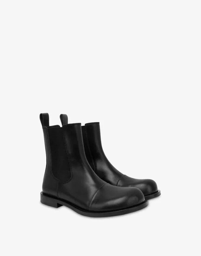 Calf ankle boots