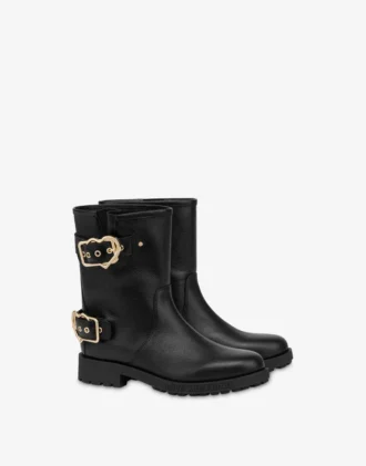 Calf ankle boots