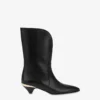 Calf ankle boots