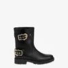 Calf ankle boots