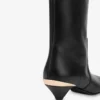 Calf ankle boots