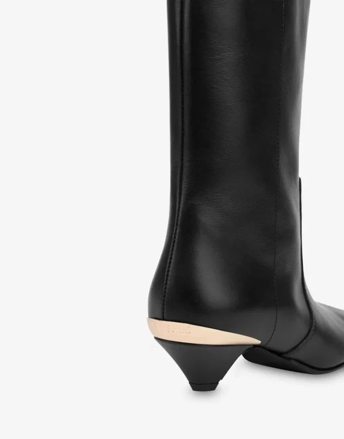 Calf ankle boots