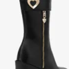 Calf ankle boots