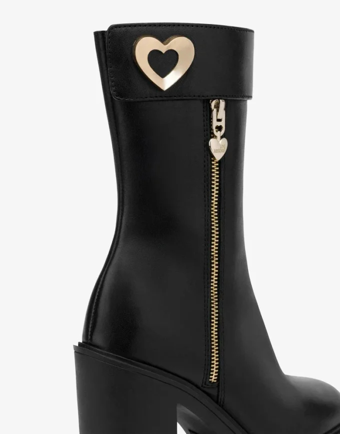 Calf ankle boots