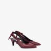 Calf leather slingback
