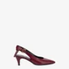 Calf leather slingback
