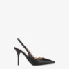 Calf leather slingback