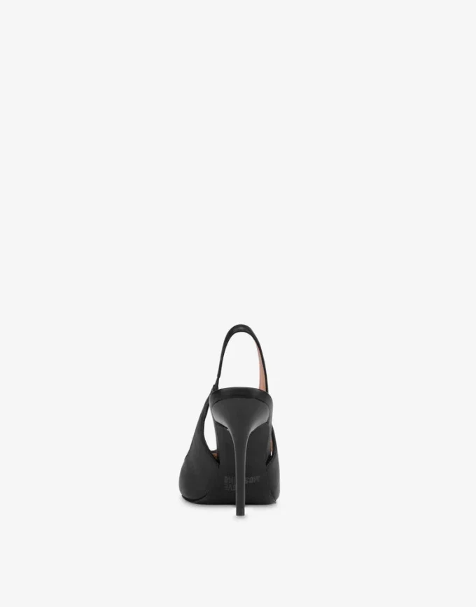 Calf leather slingback