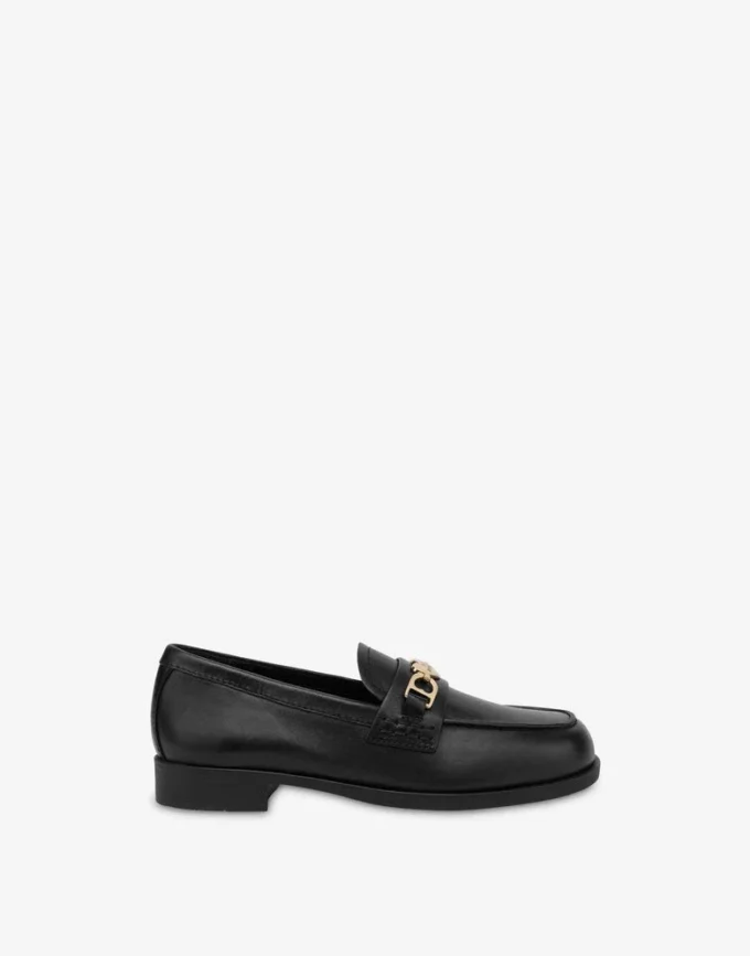 Calfskin college loafers