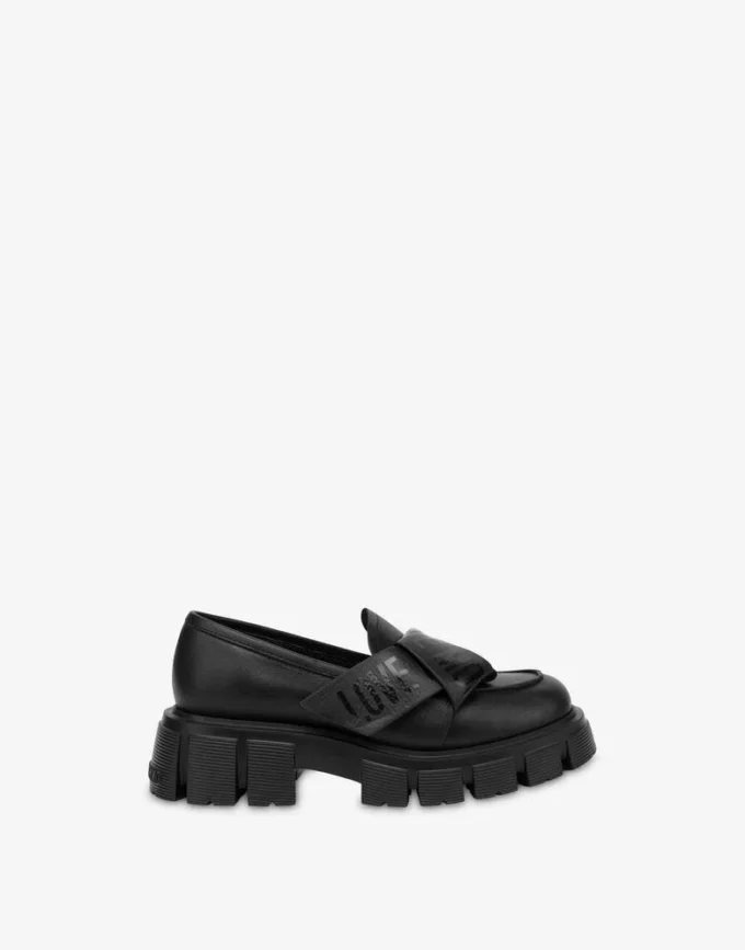 Calfskin moccasins