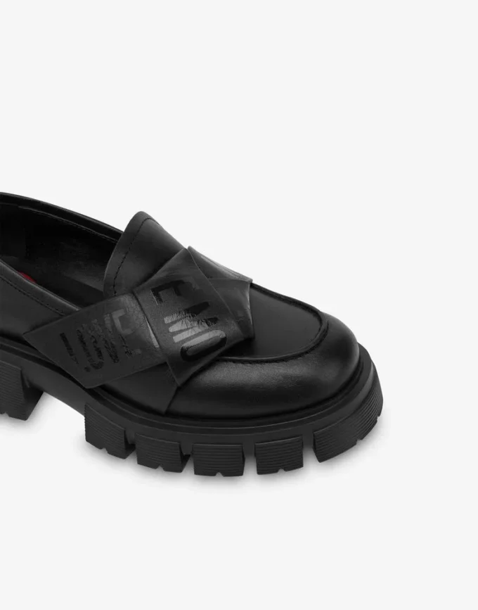 Calfskin moccasins