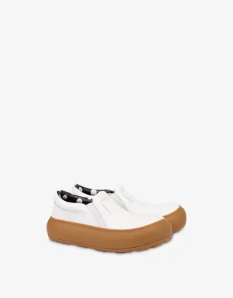 Calfskin slip-on trainers