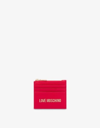 Card holder with logo lettering